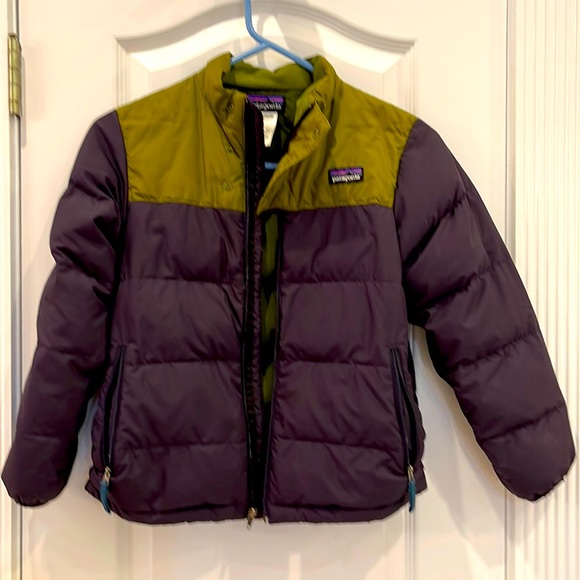 Patagonia Other - Patagonia Goose Down Insulated Boys’ Jacket Size S (8). Dark blue and green